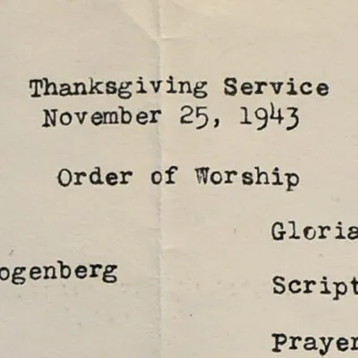 1943 Nundanket Alle Gott Heinrich Von Herzogenberg Gloria Patri Vassar College • $19.25