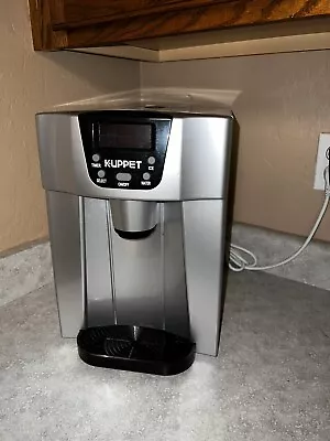 $100 • Buy Kuppet 2 In 1 Ice Maker Water Dispenser Countertop