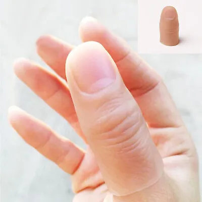 5pcs  Finger Magic Trick Fake Soft Thumb Tip Close Up Stage Show Prop Prank Toy • $9.97