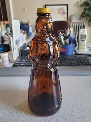 Vtg 1960's Mrs. Butterworth's Pancake Syrup Bottle W Metal Cap - 24oz - Exc Cond • $5.75