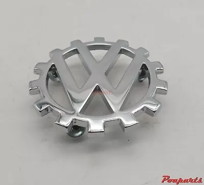 Volkswagen VW Kdf Cog Hood Emblem Hoodride Badge Oval Split  Kdf T1 Beetle Vocho • $44