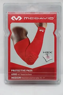 Mcdavid 6500 Hex Shooter Arm Sleeve Protective Pad Medium - Red Free Shipping • $18
