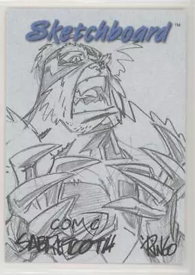 1998 SkyBox Marvel Creators Collection Blue Sabretooth #21 Sketch B7b • $17.49