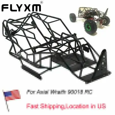FLYXM US Steel Metal Frame Body Roll Cage For Axial Wraith 90018 1:10 RC Crawler • $50.67