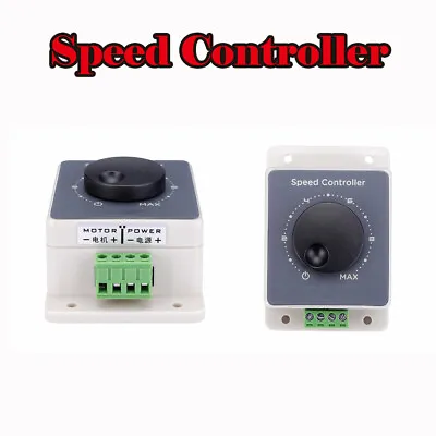 Motor Speed Controller DC 12V-48V Adjustable Switch Voltage PWM High Quality • $23.99