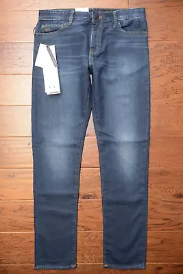 Armani Exchange A|X J14 Mens Skinny Fit Stretch Cotton Dark Blue Jeans 36L 36X34 • $55.79