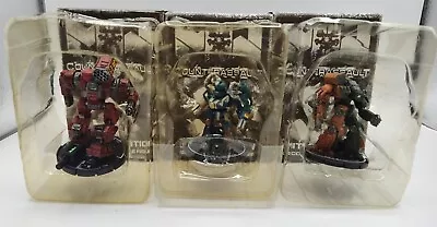 Mechwarrior Counter Assault Collectible Figure Lot Of 3 (2004) • $34.99