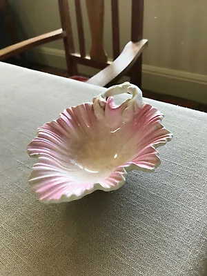 Vintage 1940s Falcon Ware Pink Leaf Dish • $59