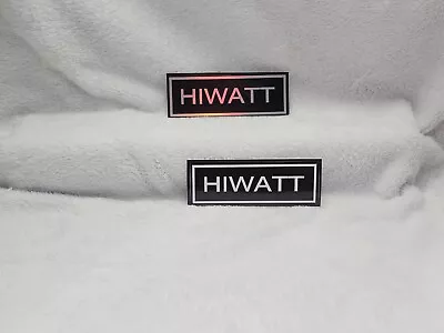 Hiwatt Amplifiers 2 Sticker Set  Holographic • $4.99