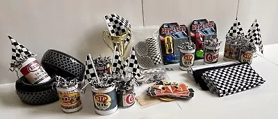 🚥Race Car Party Supplies And Decorations 🚥Flags 🚥Trophies 🚥Tires 🚥Launchers • $49.95