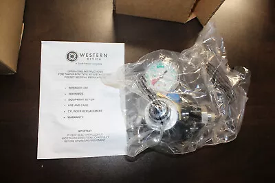 Western Medical M1-540-PH Oxygen Regulator – 50 PSI • $110.84