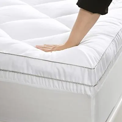 Mattress Topper Queen Size Thickened Mattress Pad Quilted With 900GSM Down A... • $48.56