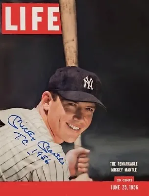 New York Yankees Still Micky Mantle Signed #4 • $15