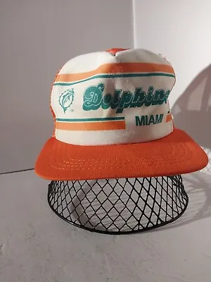 Vintage Miami Dolphins Football Snapback Hat New Era NFL [74-89] • $20