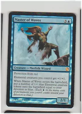 Master Of Waves FOIL Theros MTG Magic The Gathering NM/M • $8