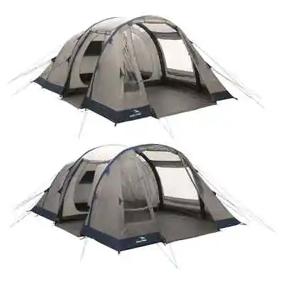 Easy Camp Inflatable Tent Tempest 600 Grey And Blue Outdoor Hiking 5/6 Person Vi • £465.99