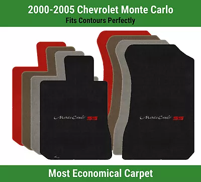 Lloyd Velourtex Front Mats For '00-05 Monte Carlo W/Monte Carlo SS Red/Black Dou • $138.99