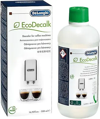 $34.70 • Buy DeLonghi EcoDecalk, Natural Descaler For Coffee Machines 500ML Genuine NEW AU