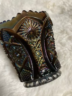 Vintage Imperial Carnival Glass Toothpick Holder  • $8