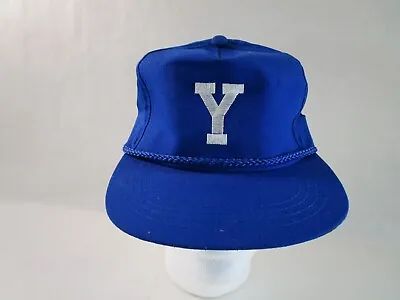 Vtg Yale University Bulldogs Blockhead Snapback Hat • $19.54