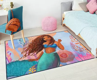 The Little Mermaid Live Action Movie Elevated Area Rug 3'3  X 4'5  • $24.99