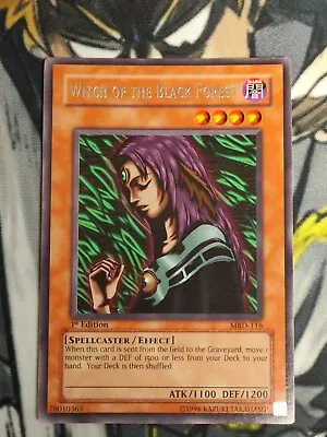 Yu-Gi-Oh! TCG Witch Of The Black Forest Metal Raiders MRD-116 1st Edition Rare • $14.99