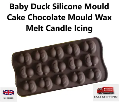 Baby Easter Duck Silicone Mould Cake Chocolate Mould Wax Melt Candle Icing • £3.45