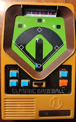 Mattel Electronics Baseball Handheld Game 2001 Radio Shack Works Tested Clean • $12