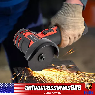 Mini Brush Angle Grinder And 12000rpm Cordless Polishing Machine Cutting Grinder • $30.40