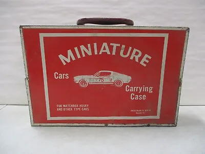1970's Metal Miniature Cars Carrying Case For Matchbox And Husky • $14.99