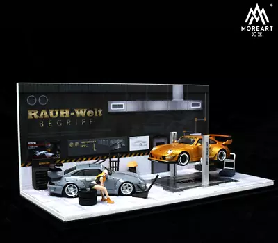 MoreArt 1:64 Scale RAUH-Welt Auto Repair Workshop Diorama Replica Workshop • $49