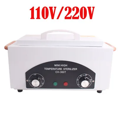 Dental Autoclave Sterilizer Autoclave Sanitizing Box For Nail Salon Tool 300W • $127.57