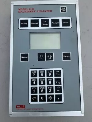 CSI Computational Systems Inc Model 2100-4 Machinery Vibration Analyzer  • $500