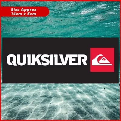 Quicksilver  Surfing Sticker Decal Ripcurl Wet Suit Sticker Car 4x4 Laptop Aus • $7.35