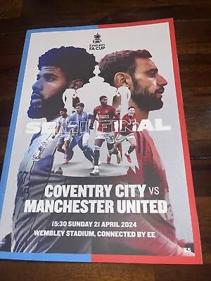 FA Cup Semi-Final - Manchester United V Coventry City  21.04.2024 • £4.99