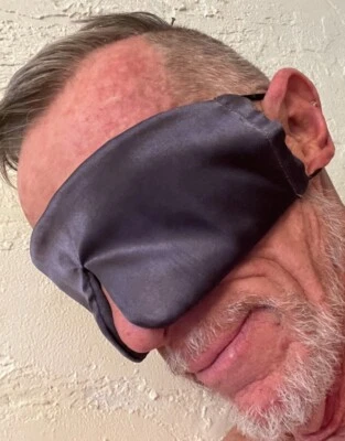 $5.56 • Buy Sleep Mask Eye Mask For Home Or Travel Adjustable Around The Ears For Comfort.