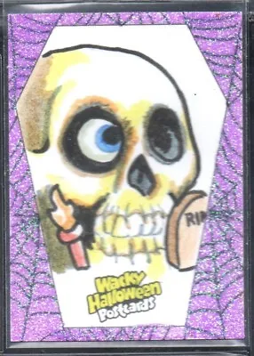 2023 Wacky Packages Halloween Postcards Sketch Artist Jasmine Contois New! • $75