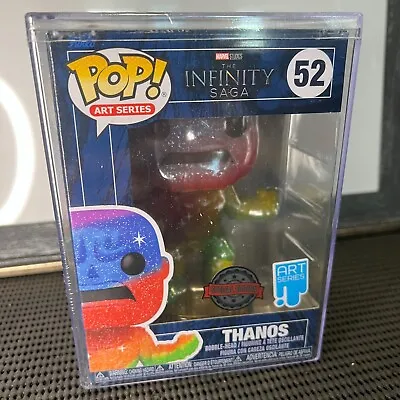 Funko Pop Thanos Art Series Exclusive Hard Stack Marvel Infinity Saga #52 • £24.99