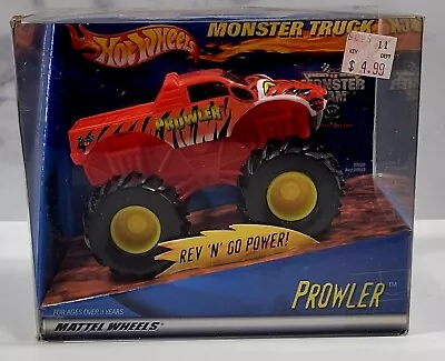 PROWLER Hot Wheels Monster Truck Rev N Go Power  2000  SEALED • $13.59