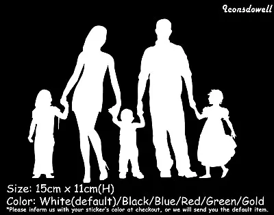 My Family Car Stickers Reflective Decal Car Window Door Wall Girls2 Best Gifts • $3.91