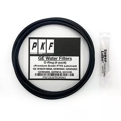 O-Ring (4-Pack) For GE Water Filter W/ Lube WS03X10038GXWHO4FGXWH20FGXWH20S • $13.95