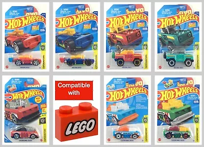 Hot Wheels Bricking Trails Speed Custom Small BlockFits Lego Mega You Pick Save • $3.99