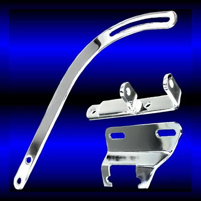 $38.99 • Buy Small Block Chevy Chrome Alternator Brackets For Short Water Pump 283 327 350