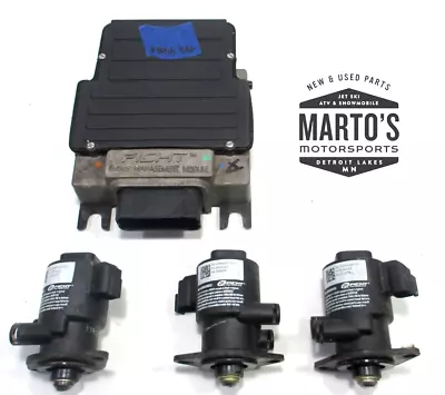 $869.99 • Buy Oem Polaris Tested 2003 & 2004 Msx 140 Only Pwc Emm Ecu & 3 Matching Injectors