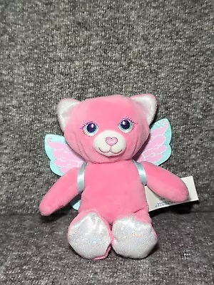 Build-A-Bear Mini Pastel Pink Bear 7  Plush Stuffed Animal With Wings • $3.95