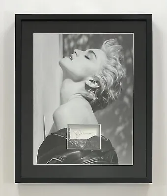 Madonna Signed Autographed 16x20 Custom Framed Photo Display Rare Signature 🔥 • $1499.99