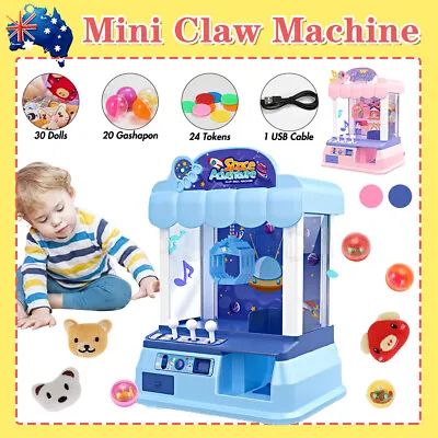 Mini Toy Claw Machine Arcade Game Candy Catch Grabber With LED Lights & Music~ • $59.89
