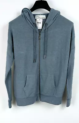 VINTAGE HAVANA Full Zip Blue Hoodie MEDIUM NWT • $19.99