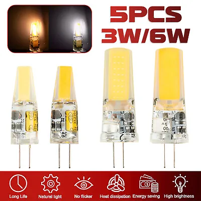 5/10PCS 3W/6W G4 COB LED Lights Bulbs 12V AC/DC High Quality Lamps Premium Bulbs • $11.19