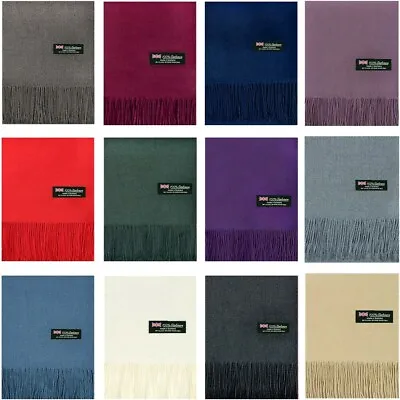 $12.99 • Buy Wholesale Lot Large Blanket Thick Scarf 100% Cashmere Wool Shawl Wrap Scotland